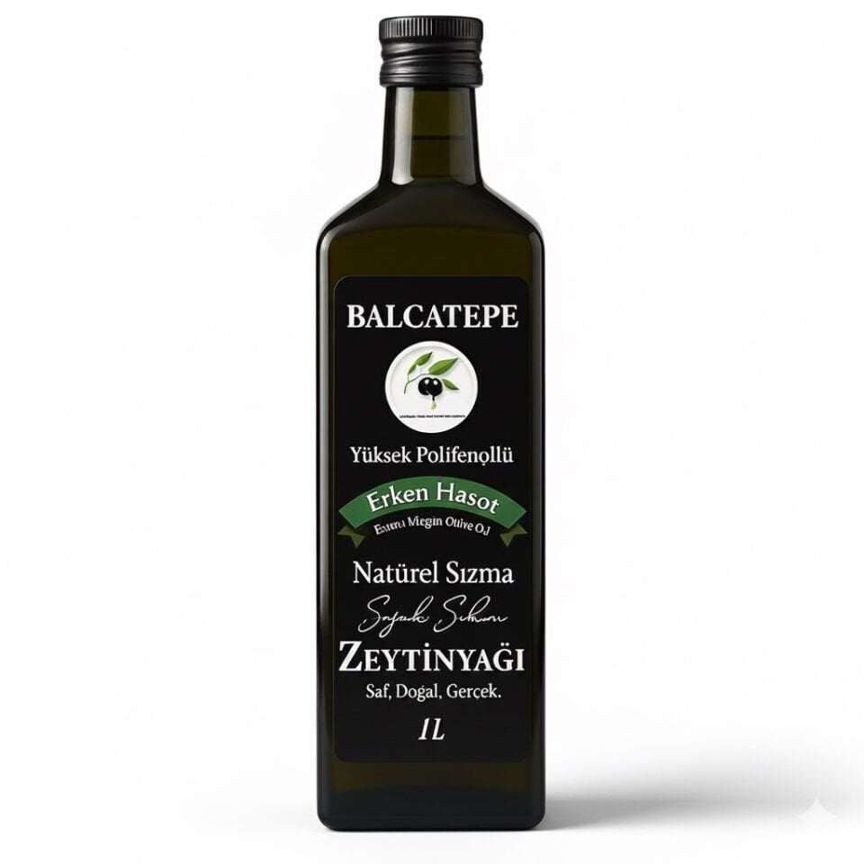 Erken Hasat Soğuk Sıkım Sızma Zeytinyağı Filtresiz(1L)