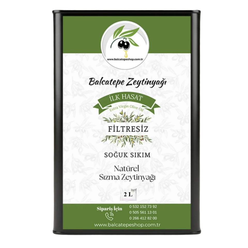 Erken Hasat Soğuk Sıkım Sızma Zeytinyağı Filtresiz(2L)