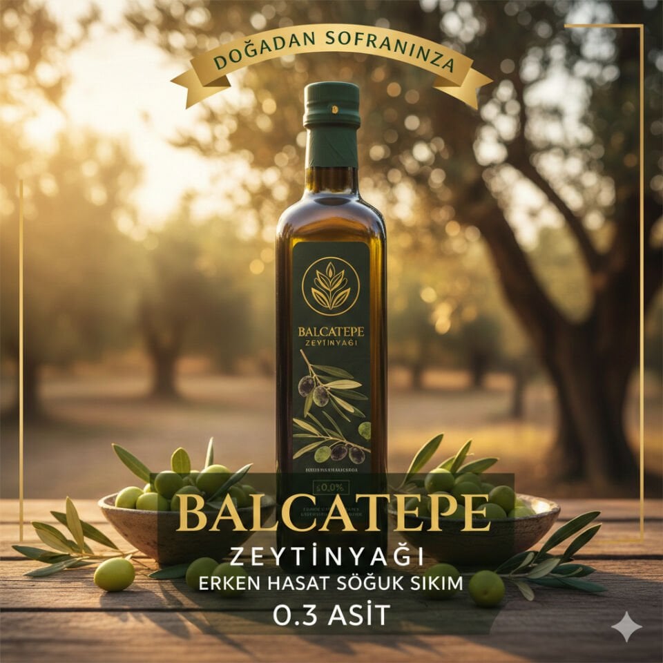 Erken Hasat Zeytinyağı 500 ml Cam Şişe