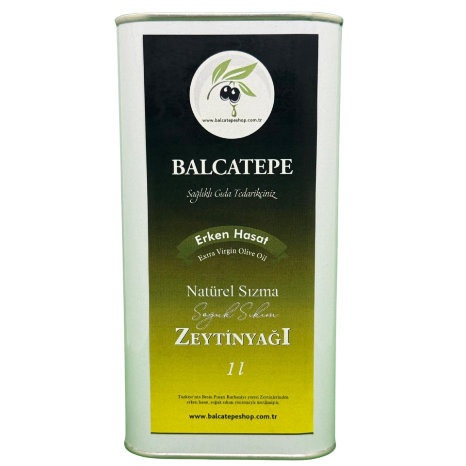 Erken Hasat Soğuk Sıkım Natürel Sızma Zeytinyağı(1L)