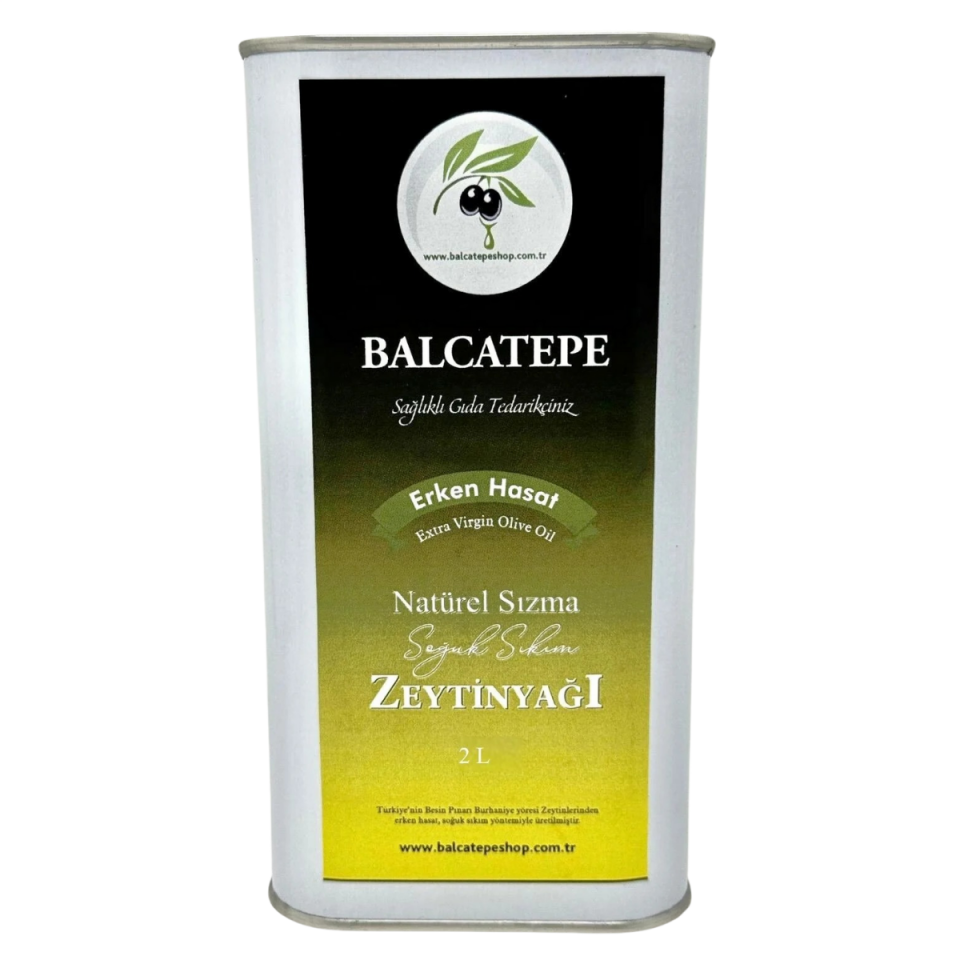 Erken Hasat Soğuk Sıkım Natürel Sızma Zeytinyağı(2L)