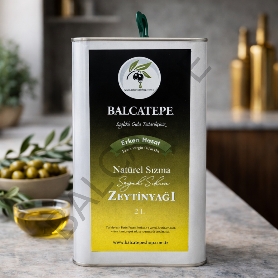 Erken Hasat Soğuk Sıkım Natürel Sızma Zeytinyağı(2L)