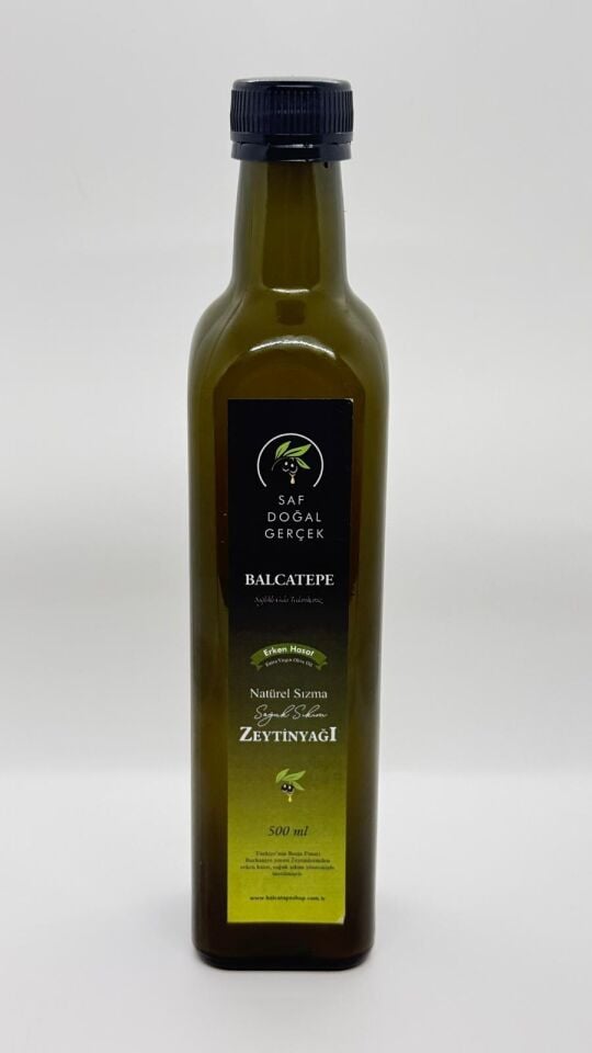 Natürel Birinci  Soğuk Sıkım Zeytinyağı 1 L Cam Şişe