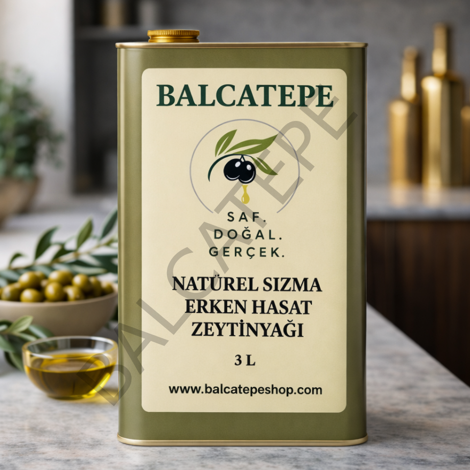 Natürel Birinci Soğuk Sıkım Zeytinyağı(3L)