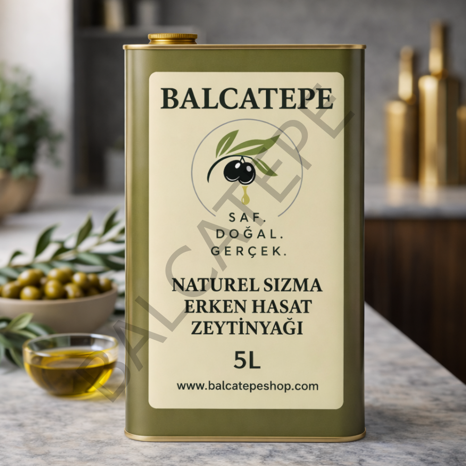 Natürel Birinci Soğuk Sıkım Zeytinyağı(5L)