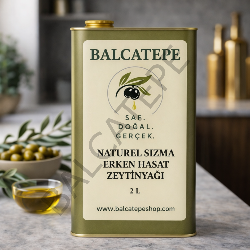 Natürel Birinci Soğuk Sıkım Zeytinyağı(2L)